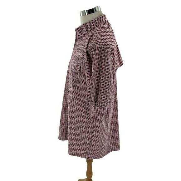 Big Sky Outfitters Shirt Men's Sz XL Plaid Button Up Outdoor Fishing Vented Top - Picture 2 of 8